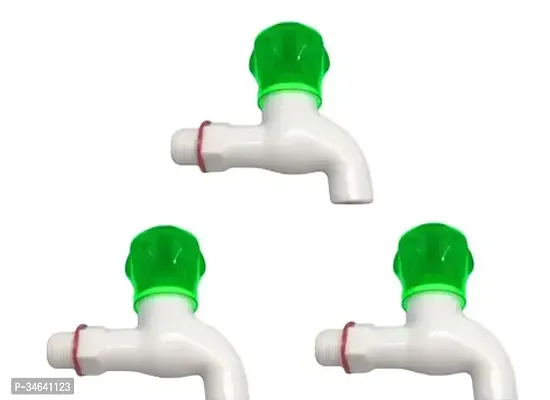 Attractive Bathroom Basin Taps/Top Qulaity Pvc Swan Neck Sink Cock Tap for Kitchen Sink Bathroom Wash BasinsPack Of 3)-thumb0