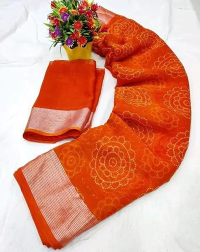 Alluring Cotton Silk Saree with Blouse piece 