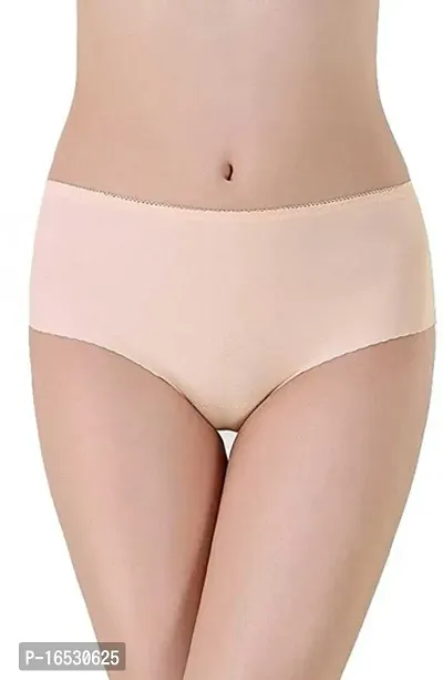 Undergirl-Womens Cotton Hipsters Seamless Ice Silk Panty