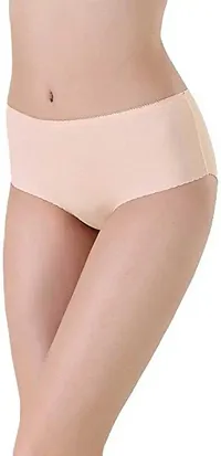 Undergirl-Womens Cotton Hipsters Seamless Ice Silk Panty-thumb2