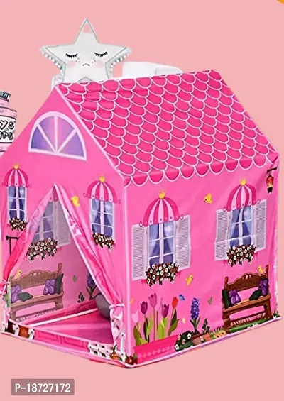 I KHODAL ENTERPRISESS doll house tent for kids  (Pink)-thumb0