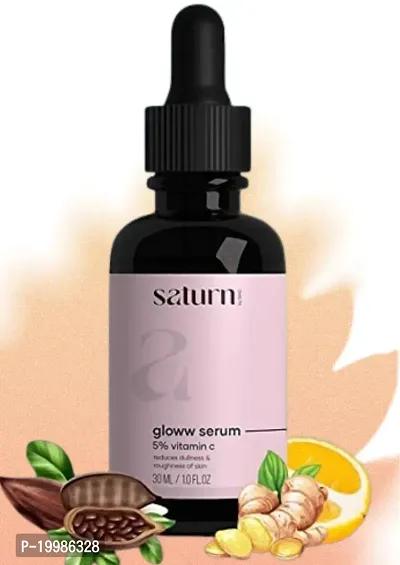 5% Vitamin C Face Serum with Niacinamide | Serum for Face Glowing and Brightening | with Pure Ethyl Ascorbic Acid for Hyperpigmentation  Dull Skin | Vitamin C Serum for Face | Fragrance-Free | 30 ml