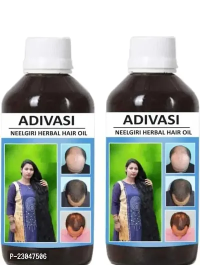 Adivasi Neelgiri Herbal Hair Oil For Hair Growth Pack of 2-thumb0