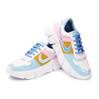 Strasse Paris Amazing Design Women's Sky Blue Color Stylish and Fashionable Sneakers| Stylish Latest  Trendy Sneakers for Casual Wear, Office Wear?-thumb4