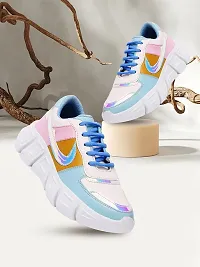 Strasse Paris Amazing Design Women's Sky Blue Color Stylish and Fashionable Sneakers| Stylish Latest  Trendy Sneakers for Casual Wear, Office Wear?-thumb2
