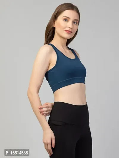 Womens Solid Sports Bra-thumb3