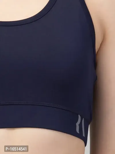 Womens Solid Sports Bra-thumb5