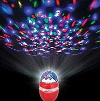 b22d 360 Degree Crystal Rotating Magic Disco LED Rotating Bulb Light Lamp, Multicolour-thumb4