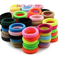 Rock rubber bands for baby girls hair admirable set of 30 pieces multicolor band-thumb4