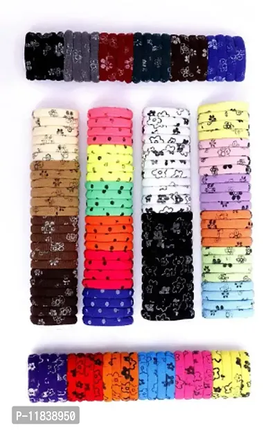 90 pcs Multi Color Hair Holder Hair Tie Soft Tiny Small Elastic Rubber Hair Bands Braiding for Kids Girls, Pack of 90 Rubberbands-thumb0