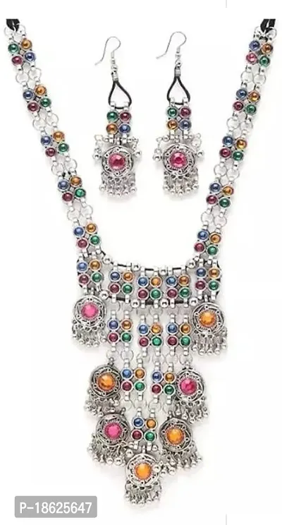 Stylish Golden Alloy Beads Jewellery Set For Women