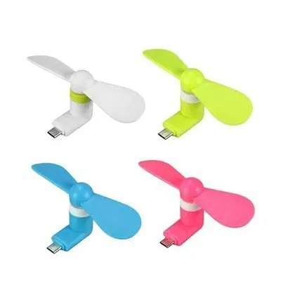 Mini Portable Micro USB OTG Mobile Fan (Cooling Cooler) for V8 Android pack4