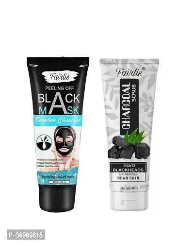 Black Purity Scrub and Mask Set ( pack of 2)