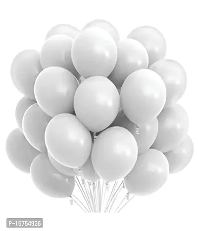 Wonder Balloon Celebrate edition White Balloon for Decoration -Helium Compatible - Set of 10-thumb2