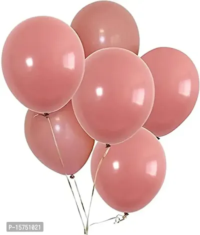 Wonder Balloons Long lasting, Shining, Best Latex Pink Balloon for Decoration - Set of 10-thumb2