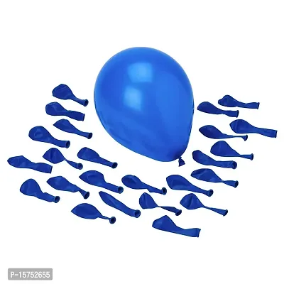 Wonder Balloons Party Blue Birthday Balloon - Best for Decoration -(Air/Helium) - Set of 25-thumb2