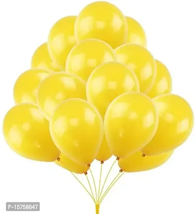 Wonder Yellow Balloons for Aesthetic Decoration Balloon Arch Yellow Balloon - Set of 20-thumb0