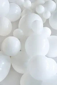 Wonder Party Decoration Balloons for White theme Birthday Party AIR or HELIUM - Set of 15-thumb3