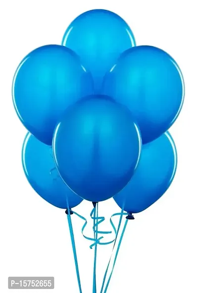 Wonder Balloons Party Blue Birthday Balloon - Best for Decoration -(Air/Helium) - Set of 25