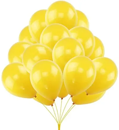 Wonder Yellow Balloons for Aesthetic Decoration Balloon Arch Yellow Balloon - Set of 15