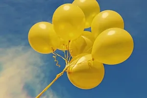 Wonder Balloon Beautiful Yellow Party Balloons for Decoration - Set of 15-thumb3