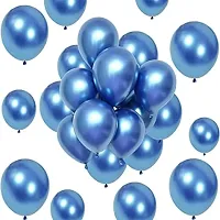 Wonder Metallic Blue Balloons for Aesthetic Decoration Balloon Arch Metallic Balloon - Set of 45-thumb1