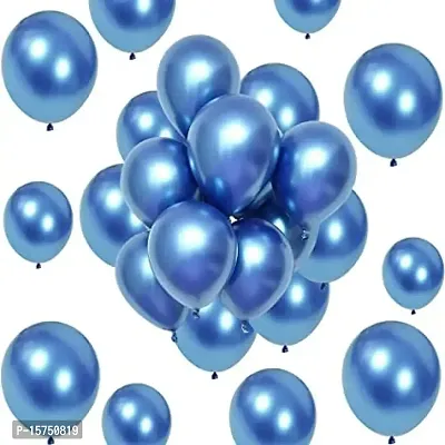 Wonder Metallic Blue Balloons for Aesthetic Decoration Balloon Arch Metallic Balloon - Set of 45-thumb2