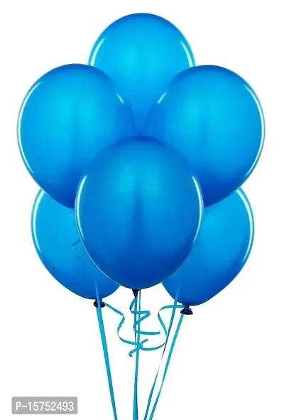 Wonder Birthday Decoration Combo Kit 1 Piece Blue Happy Birthday Banner, Blue and Light Blue Balloons 20 Pcs Party Decorations-thumb2