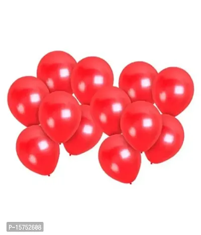 Wonder Metallic Balloon Celebrate edition Metallic Red Balloon for Decoration -Helium Compatible - Set of 20