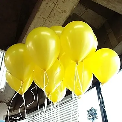 Wonder Party Decoration Balloons for Yellow theme Birthday Party AIR or HELIUM - Set of 20