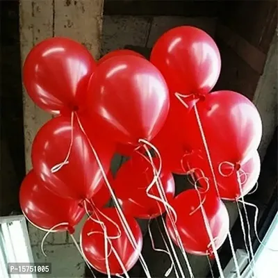 Wonder Party Decoration Metallic Balloons Red Theme Birthday Party AIR or HELIUM - Set of 25