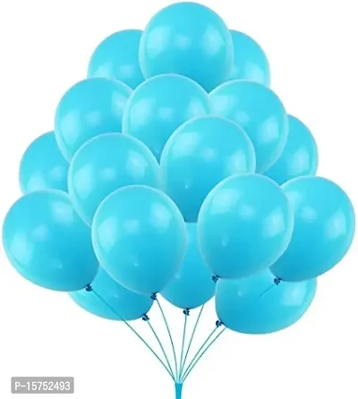 Wonder Birthday Decoration Combo Kit 1 Piece Blue Happy Birthday Banner, Blue and Light Blue Balloons 20 Pcs Party Decorations-thumb4