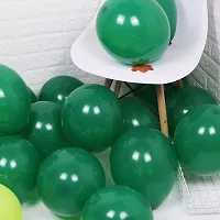 Wonder Balloons Dark Green Birthday Balloons - Set of 20-thumb1