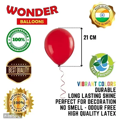 Wonder Party Decoration Balloons for Yellow theme Birthday Party AIR or HELIUM - Set of 20-thumb3