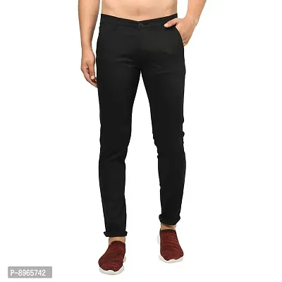 STUDIO NEXX Men's Slim Fit Cotton Trouser