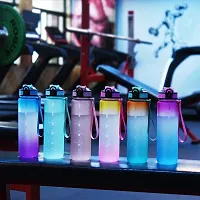 MILONI USA Motivational Water Bottle, Spirit GYM Gallon with Time Marker Large Capacity Leakproof BPA Free Fitness Sports Water Bottle-thumb2