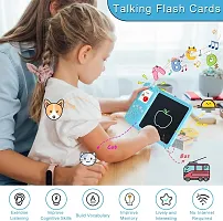 LCD Writing Tablet for Kids with Talking Flash Cards Montessori Toys-thumb2