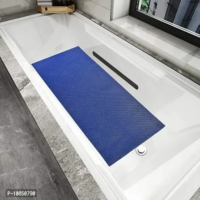 Shiv Home Decor Multipurpose Attractive & Decorative Rubber/Bathroom Mat/ Shower Mat/ Rainmat/ Swimming Pool Mat( (Blue, 2x4)-thumb2