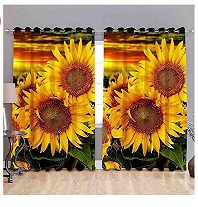 Shiv Home Decor 3D Digital Premium Polyester Curtain Printed Curtains Kids Cartoon for Kids Room for Boys and Girls Bed Room (
