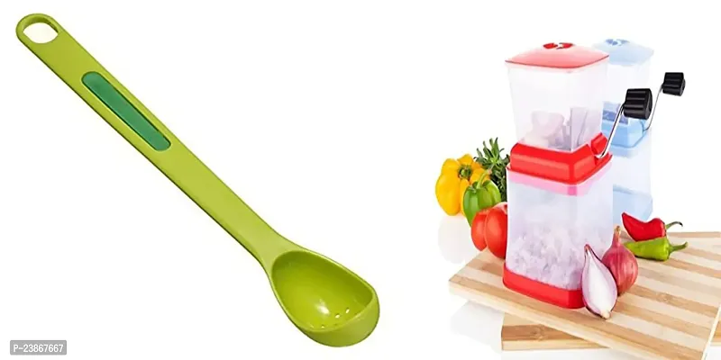 Oil Sprayer For Cooking, 100Ml Oil Spray Bottle And Premium 2 In 1 Onion And Chilly Cutter Chopper (Big)