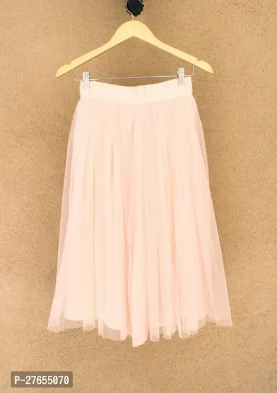 Soft Net Tutu Skirt For Women-Peach