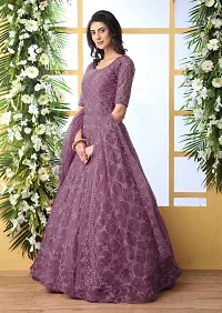 Lakaala Women's Maxi Dress (211_Purple_4XL)-thumb1