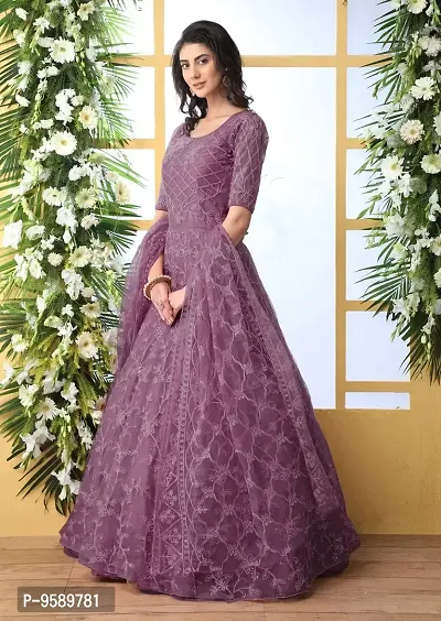 Lakaala Women's Maxi Dress (211_Purple_4XL)-thumb2