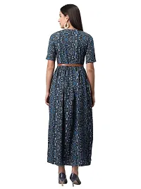 AAYU Women's Maxi Dress (AA#0119-BLUE BOHO LONG DRESS (XL)_Blue_Xl)-thumb2