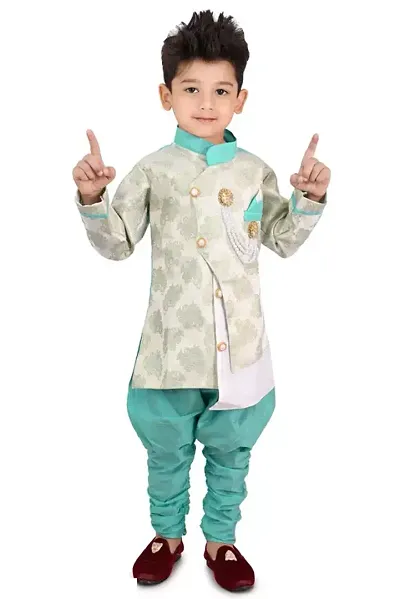 Agile Fancy Kids Boys Festive And Party Sherwani