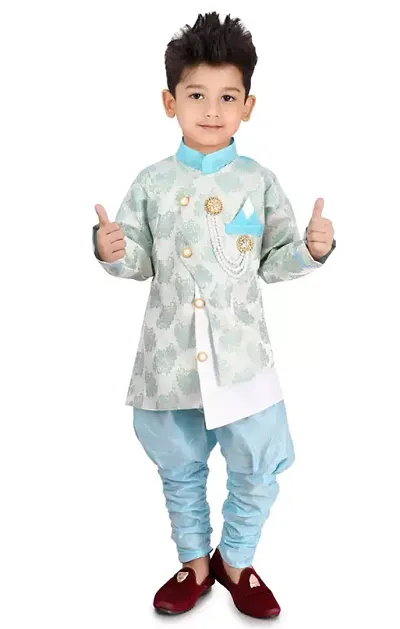 Agile Fancy Kids Boys Festive And Party Sherwani