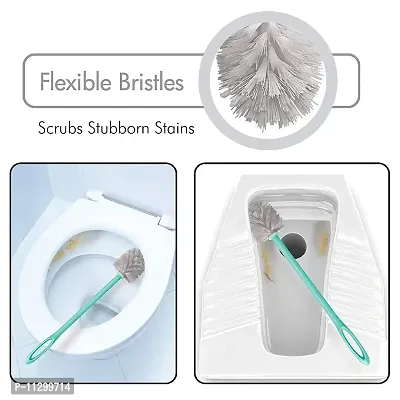 IMPREXO Round Toilet Brush Toilet Bowl Cleaner Brush (Round Toilet Brush)-thumb5