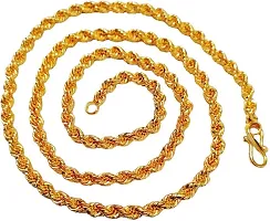 Pitaamaa Long Gold-plated Plated Brass Chain (23 INCH)Water And Sweat Proof Jawellery MGPC-0124-thumb2