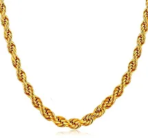 Pitaamaa Long Gold-plated Plated Brass Chain (23 INCH)Water And Sweat Proof Jawellery MGPC-0124-thumb3