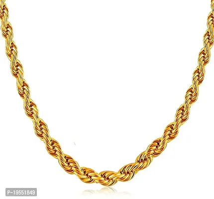 Pitaamaa Long Gold-plated Plated Brass Chain (23 INCH)Water And Sweat Proof Jawellery MGPC-0124-thumb4